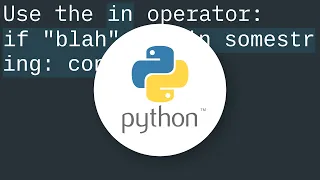 Does Python have a string contains substring method