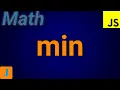 JavaScript Math min