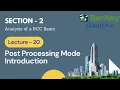 20 Post Processing Mode Introduction Staad Pro Tutorials