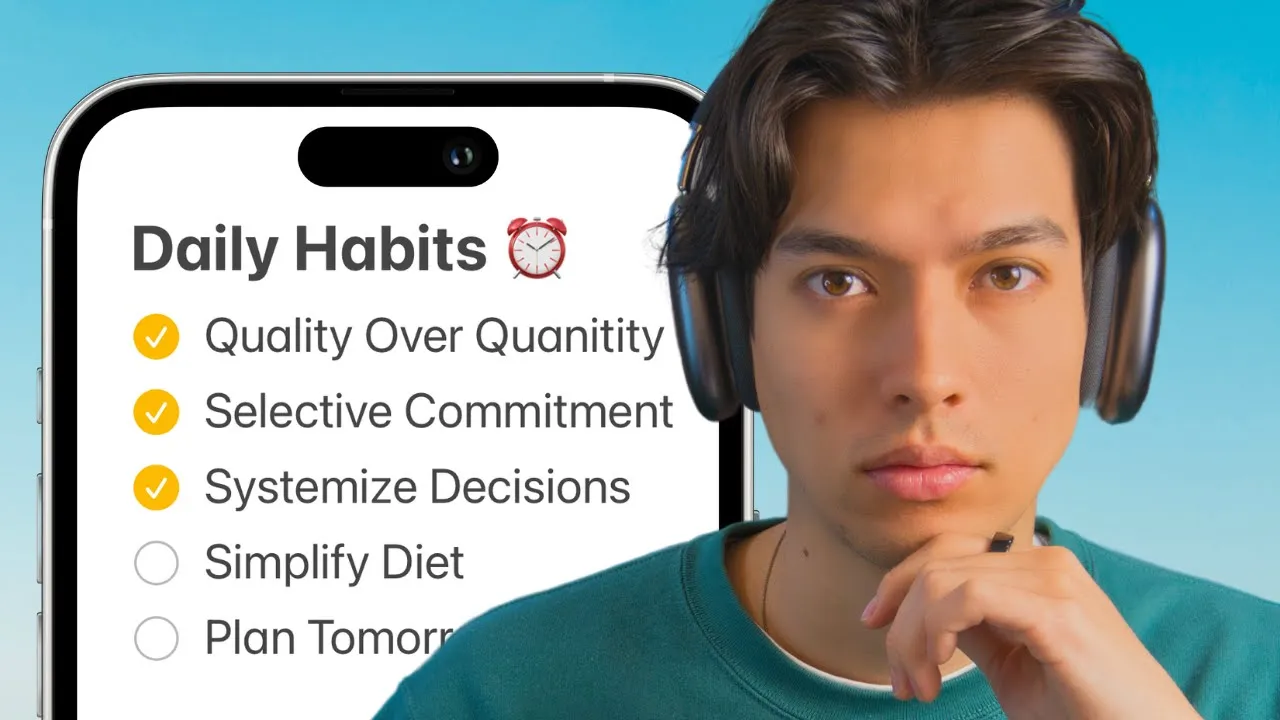 Outline Video 5 habits that save me 20+ hours a week
