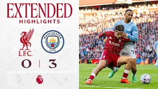 Highlights: Liverpool 0-3 Man City | Reds loss following red card