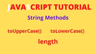 String Method in Javascript tutorial in