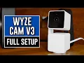 Wyze Cam Pan V3 Unboxing and Setup App Contol and Review