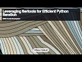 Efficient Iteration with itertools in Python