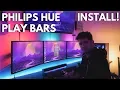 Installing Philips Hue Play LED Light Bars in my GAMING SETUP