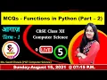 Functions in Python LIVE - Part