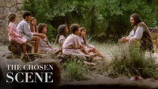jesus loves the little children the chosen scene 