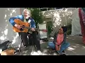 Jim Page and J.R. Rhodes - Busking at Folklife Festival 2023