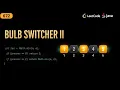 LeetCode 672 Bulb Switcher II Java Solution Math Pattern Recognition