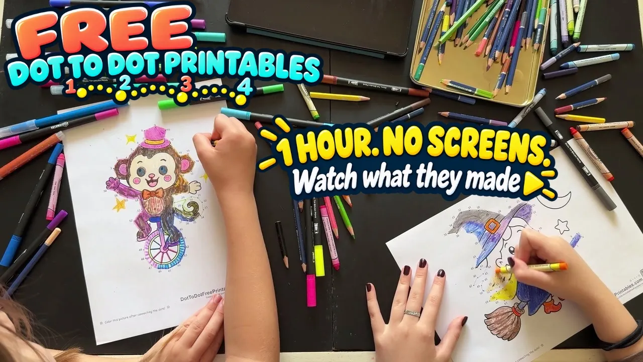 Watch dot to dot fun in action