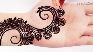 3 Easy & Beautiful Front hand Mehndi Designs | Awesome Arabic Henna Designs 2025
