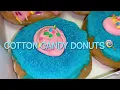 COTTON CANDY DONUTS