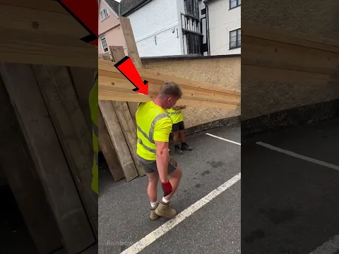 "Strength Isn't About MUSCLES- Worker Proves Everyone Wrong! #shorts