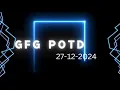 GFG POTD 27-12-2024 -Count pairs with given sum