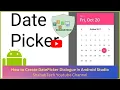 DatePickerDialog Android Studio Tutorial Urdu Hindi English