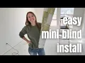 How to Install Mini-blinds Every Step Anyone Can Follow