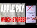 Which Stores Accept Apple Pay
