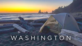 8 days of hiking in Washington - Olympic NP Mt Rainier NP