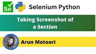 Taking screenshot of a section in Selenium Python Selenium Python