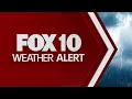 LIVE Weather Alert with Meteorologist Krystal Ortiz Anchor Ty Brennan FOX 10 Phoenix