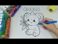 My Favorite Koala Coloring Page