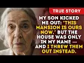 Download Lagu My son kicked me out: “This mansion is ours now.” But the house was only in my name — and I threw