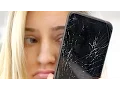 Shattered my iPhone iJustine