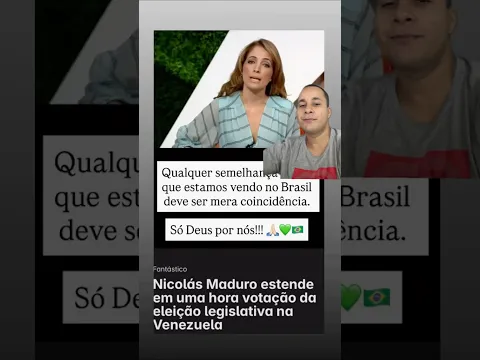 Lula venceu as eleições igual Nikolas Maduro na Venezuela?