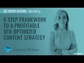 6 Step Framework to Profitable SEO-Optimized Content Strategy - Julia McCoy