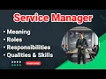 Service Manager Job Description Roles and Responsibilities Maintenance Manager