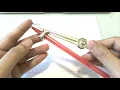 How to find Angle Bisector using Compass and Protractor