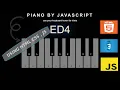 speed code make piano by javascript