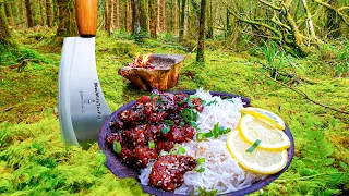 Download Lemon Crunchy Chicken cooked in the middle of the forest. ASMR cooking. NO TALK MP3