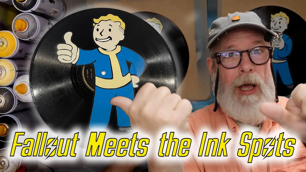 🎨 Ink Spots 78 rpm → Vault Boy Pop‑Art | Fallout 3 Tribute on Recycled Records