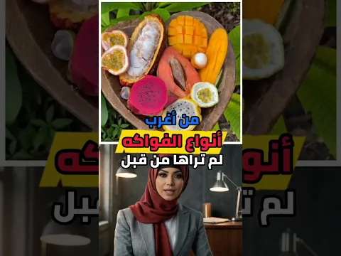 من أغرب أنواع الفواكه لم تراها من قبل  !!🤯