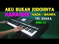 Download Lagu AKU BUKAN JODOHNYA - Tri Suaka | KARAOKE Nada Wanita, HD