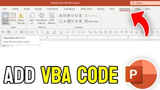 How to ADD VBA Code in PowerPoint - SUPER EASY
