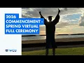 Virtual Commencement - Spring 2026