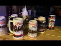 Budweiser Christmas Steins for sale see description below for details
