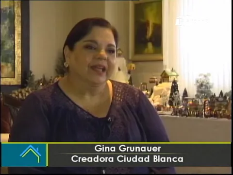 Pueblo navideño gigante una tradición familiar