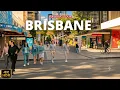 BRISBANE CITY WALK Scenic River Ferry Tour Australia 4K 60fps R