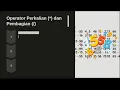 operator aritmatika dan tipe data di javascript