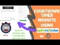 Countdown Timer Website Using OptinMonster in Wordpress Dynamic Type Go To View Type