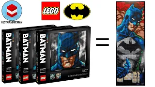 LEGO Ultimate Batman Mosaic out of 3 LEGO 31205 Jim Lee Batman Sets Speed Build
