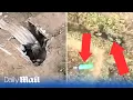 Download Lagu Ukraine drones drop bombs on Russian soldiers and clear enemy trenches near Robotyne