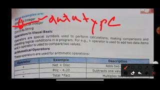 Class 8 Computer Ch 10 Visual basic control structures lec 1
