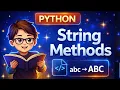 Python String Methods upper lower replace split Easy Hindi