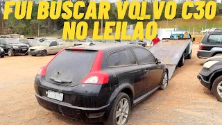 FUI BUSCAR O VOLVO C30 NO LEILÃO #EP1