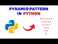 Print stars in down pyramid shape Down Triangle Python Patterns Pyramid pattern