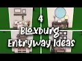 4 Bloxburg Entryway Ideas Welcome To Bloxburg